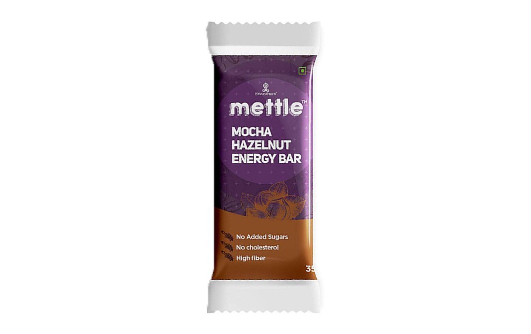 Mettle Mocha Hazelnut Energy Bar   Pack  35 grams